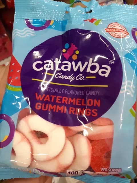 Catawba Candy Co. Watermelon Gummi Rings