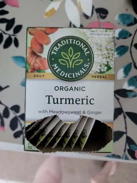 Traditional Medicinals Organic Turmeric With Meadowsweet & Ginger Tea
