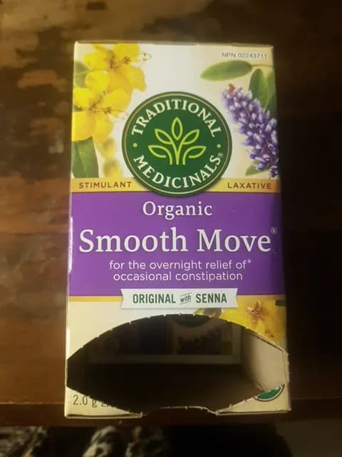 Traditional Medicinals Organic Smooth Move Stimulant Laxative