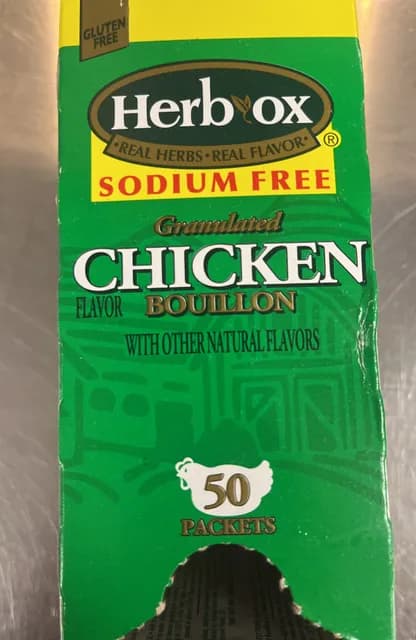 Herb-Ox Sodium Free Granulated Chicken Flavor Bouillon