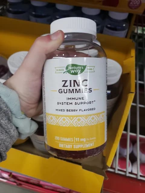 Nature'S Way Zinc Gummies Mixed Berry Flavored