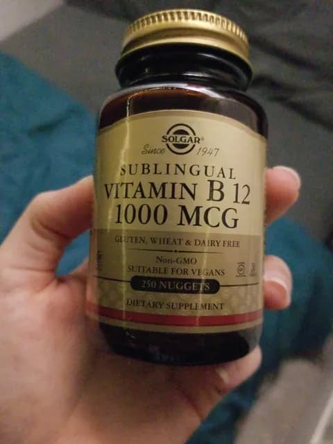 Solgar Sublingual Vitamin B12 1000 Mcg Nuggets