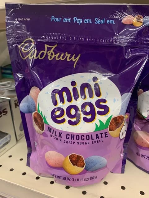 Cadbury Mini Eggs Milk Chocolate With A Crisp Sugar Shell