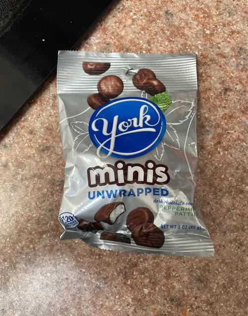 York Minis Unwrapped Dark Chocolate Covered Peppermint Patties