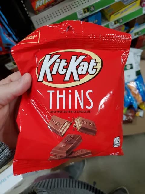 Kitkat Thins Crisp Wafers In Chocolate