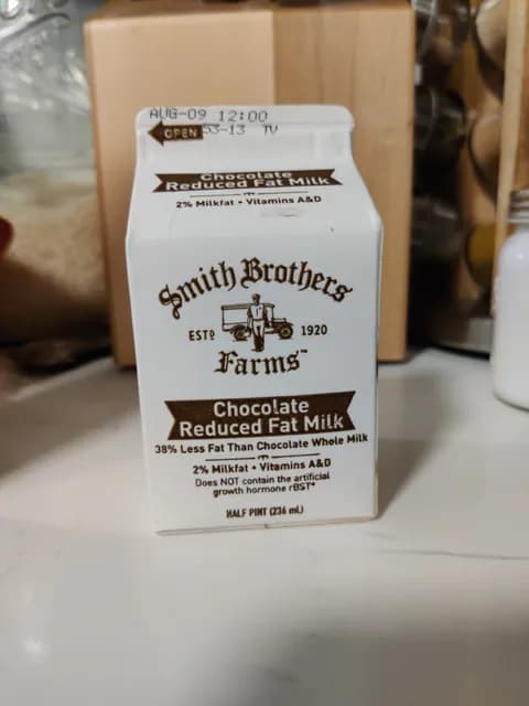 Smith Brothers Farms Chocolate Reduced Fat Milk