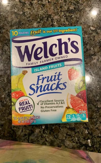 Welch'S Island Fruits Fruit Snacks 10 Pouches