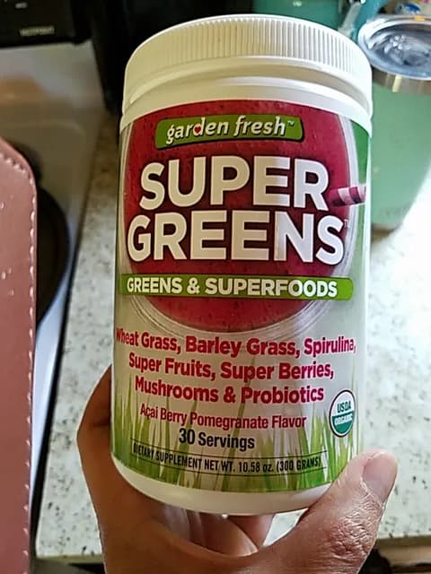 Garden Fresh Super Greens Greens & Superfoods Acai Berry Pomegranate Flavor