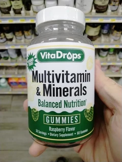 Vitadrops Multivitamin & Minerals Gummies Raspberry Flavor
