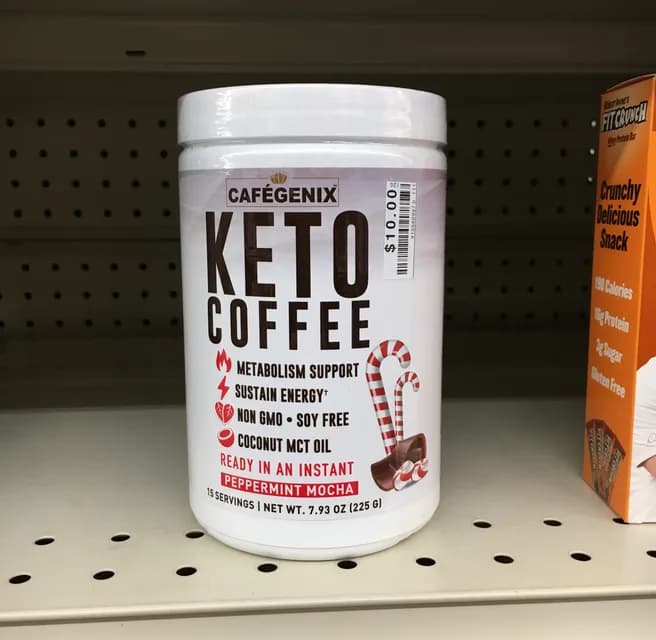 Cafegenix Peppermint Mocha Keto Coffee