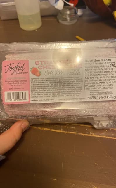 Joyful Traditions Strawberry Cheese Cake Roll