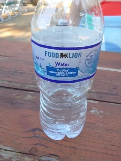 Food Lion Purified Water With Minerals Added For Taste