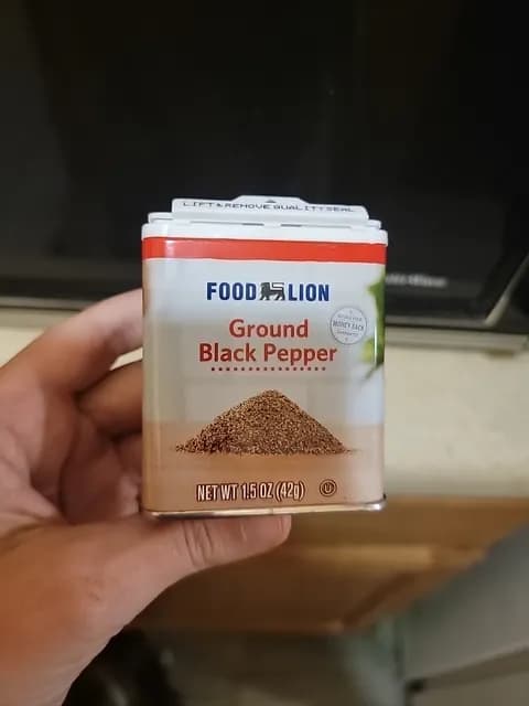 Food Lion Ground Black Pepper