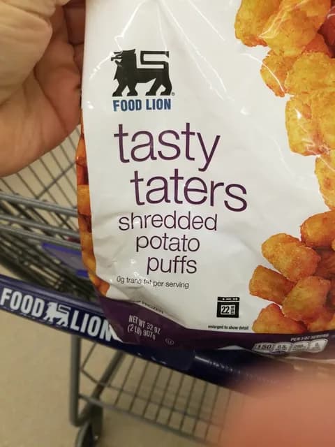 Food Lion Tasty Taters Shredded Potato Puffs