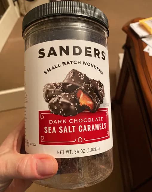 Sanders Dark Chocolate Sea Salt Caramels