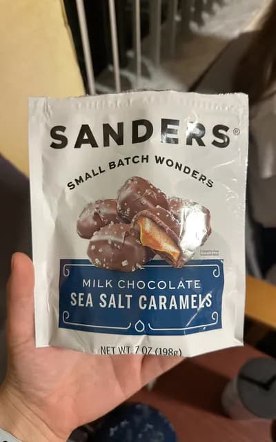 Sanders Milk Chocolate Sea Salt Caramels