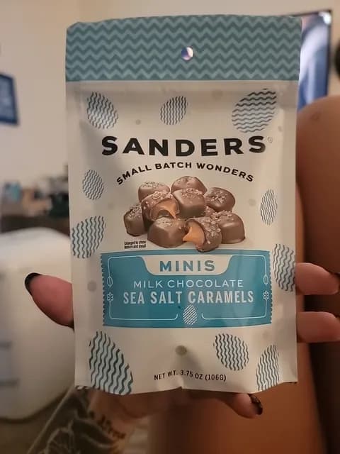Sanders Minis Milk Chocolate Sea Salt Caramels