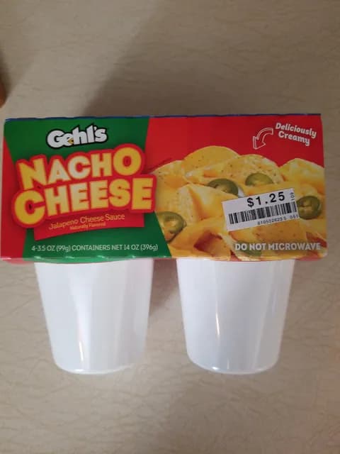 Gehl'S Nacho Cheese Jalapeno Cheese Sauce