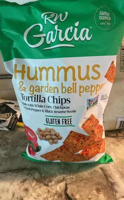 Rw Garcia Hummus & Garden Bell Pepper Tortilla Chips