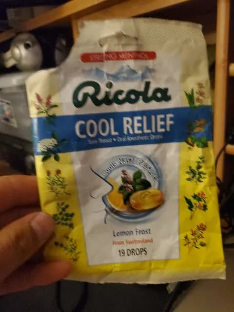 Ricola Cool Relief Lemon Frost Drops