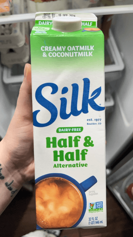 Is it Cashew Free? Silk Half & Half