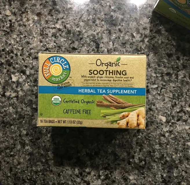 Full Circle Market Organic Soothing Herbal Tea Supplement
