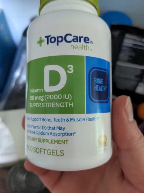 Topcare Health Vitamin D3 50 Mcg (2000 Iu