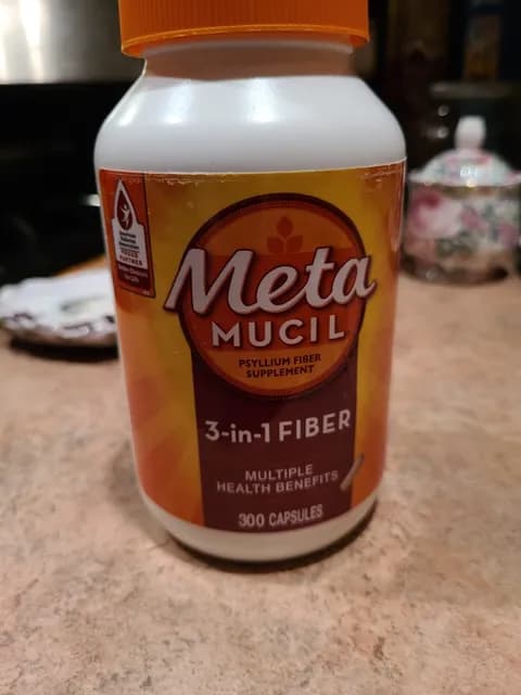 Metamucil Psyllium Fiber Supplement 3-In-1 Fiber