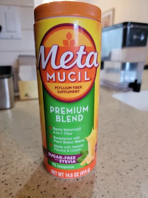 Metamucil Premium Blend Psyllium Fiber Supplement