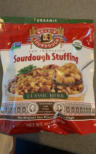 Boudin Organic Classic Herb San Francisco Sourdough Stuffing