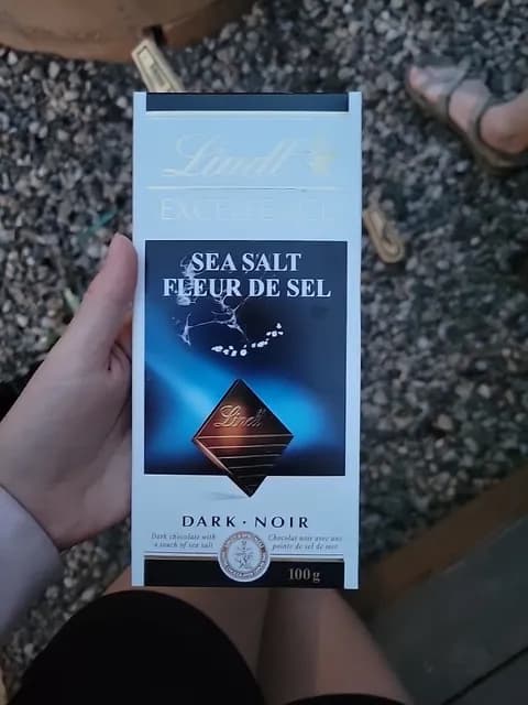 Lindt Excellence Sea Salt Dark Chocolate