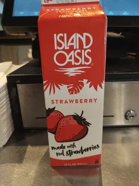 Island Oasis Strawberry Fruit Puree