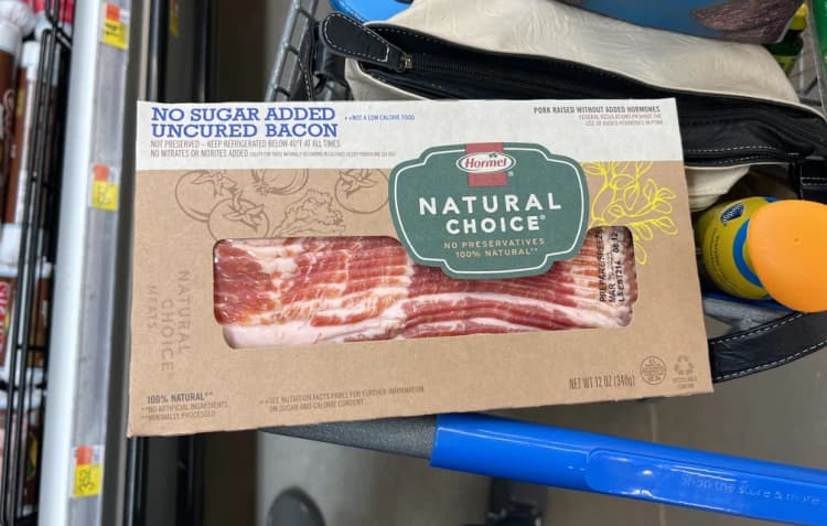 Hormel Natural Choice No Sugar Added Uncured Bacon