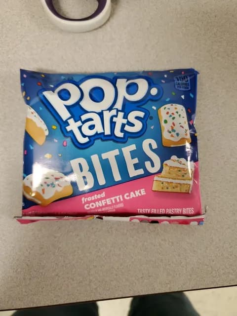 Pop-Tarts Bites Frosted Confetti Cake Tasty Filled Pastry Bites