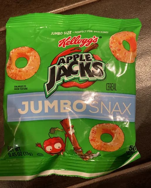 Kellogg'S Apple Jacks Jumbo Snax Cereal