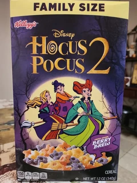 Kellogg'S Disney Hocus Pocus 2 Berry Brew Cereal