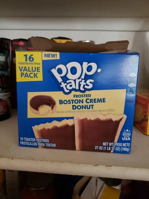 Pop-Tarts Frosted Boston Creme Donut