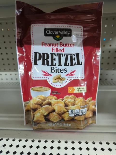 Clover Valley Peanut Butter Filled Pretzel Bites