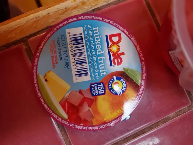 Dole Mixed Fruit In Black Cherry Flavored Gel