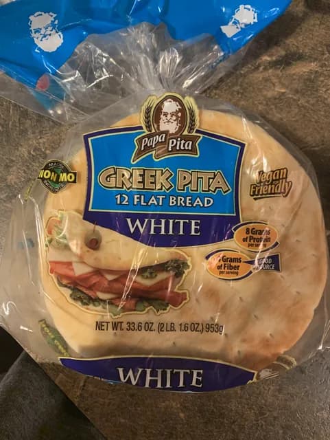 Is it Cashew Free? Papa Pita White Greek Pita Flat Bread