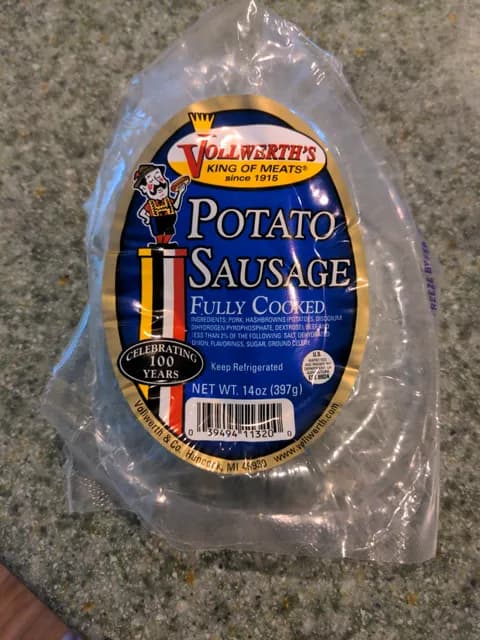 Vollwerth’S King Of Meats Potato Sausage
