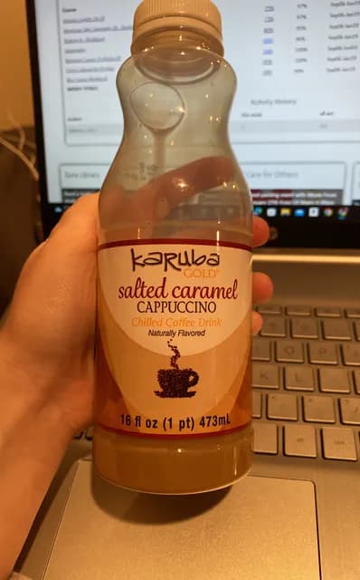 Karuba Gold Salted Caramel Cappuccino Chilled Coffee Drink