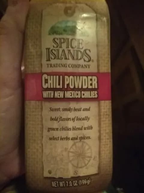 Spice Islands Chili Powder With New Mexico Chilies