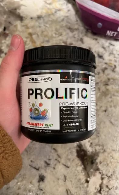 Pescience Prolific Pre-Workout Strawberry Kiwi
