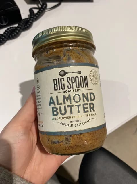 Big Spoon Roasters Almond Butter Wildflower Honey