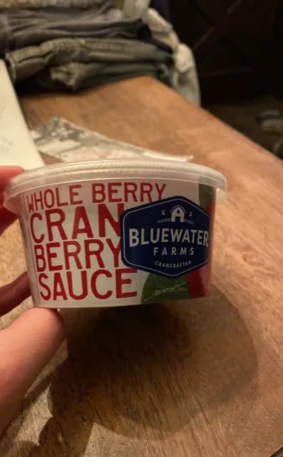 Bluewater Farms Whole Berry Cranberry Sauce