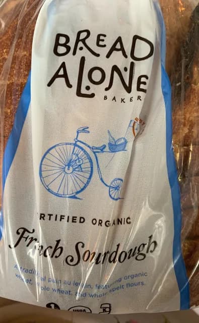 Bread Alone Bakery Certified Organic French Sourdough