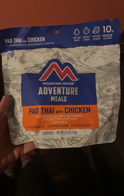 Mountain House Adventure Meals Pad Thai With Chicken