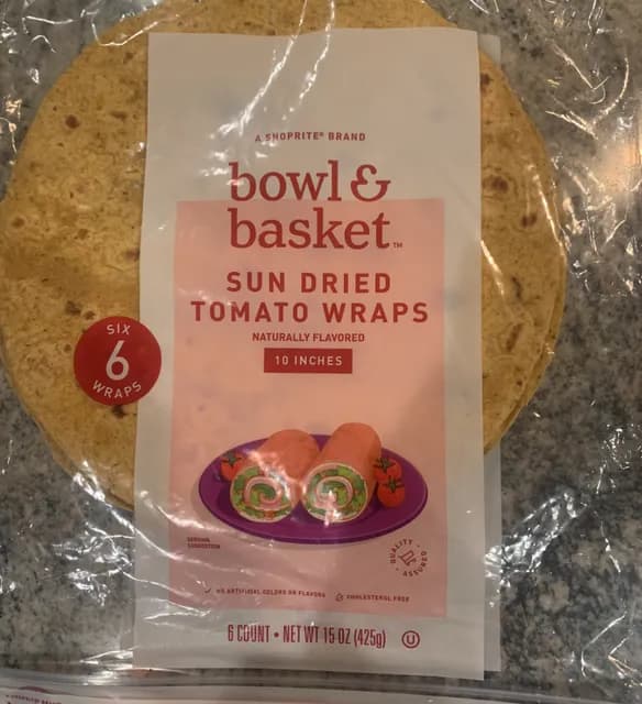 Bowl & Basket Sun Dried Tomato Wraps