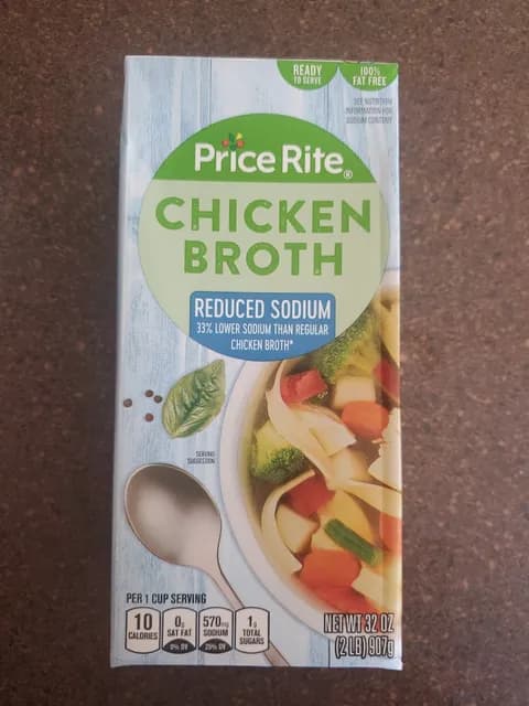 Price Rite Chicken Broth Reduced Sodium